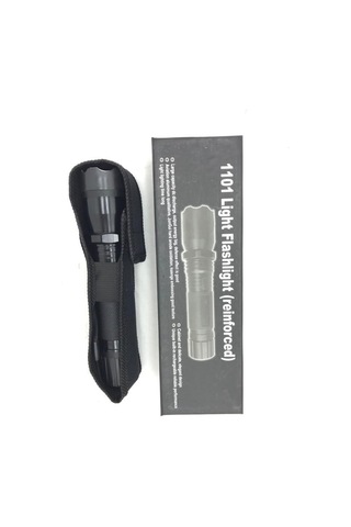 Seyahat Aleti Taşınabilir Cihaz Küçük Boyutlu Single Sword 1101 Elektroşoklu 220v Şarjlı El Feneri