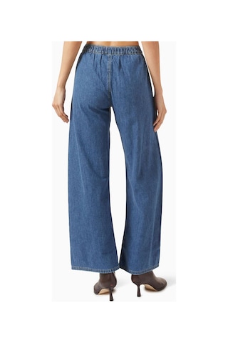 Eb Denim Eddie Bowed Jean - - Denim Kumaş - Şekilli Elegans İle Modern Tasarım Mavi