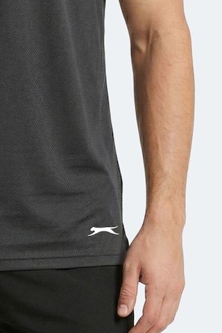 Slazenger Korba Erkek Kolsuz Koyu Gri Tişört Koyu Gri