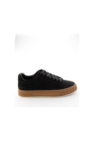 Bambi Siyah Nubuk Hakiki Deri Erkek Sneaker E01774007001