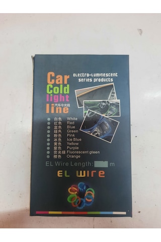 Car Cold Light Line Araç İçi Ambiyans Aydınlatma Beyaz