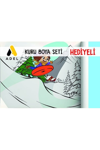 30x120 Boyama Rulosu Yaman Kar Tatili + Adel 12'li Kuru Boya Kale
