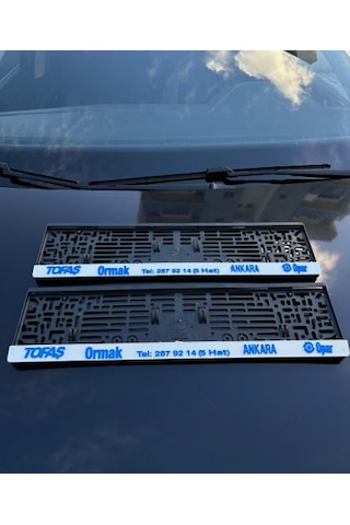Tofaş Ormak Plakalık 2'li Oto Araba Aksesuar