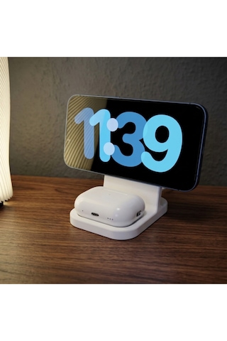 Apple Uyumlu iPhone & Airpods Magsafe Standı