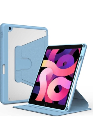 Apple Uyumlu iPad 10.2 8.nesil Kılıf Zore Nayn Dönebilen Standlı Kılıf Kapaklı Kılıf