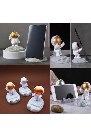 Delux Serisi Eller Serbest Genç Odası İlginç Hediyeler Astronot Telefon Tutucu