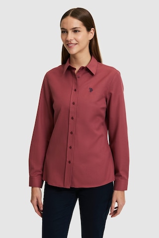 U.s. Polo Assn. Kadın Vişne Gömlek Basic 50324791-vr223