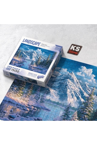 Ks Games 1500 Parça Dağ Ve Donmuş Göl Puzzle