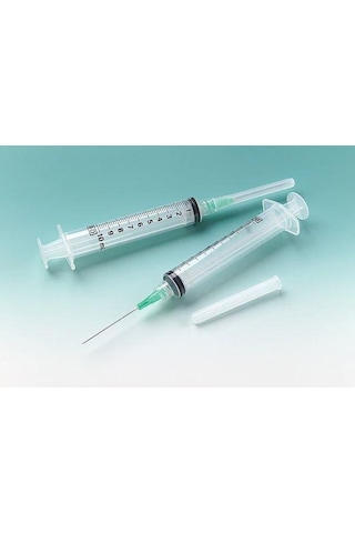 Genject 3 Parça 21G 0.80 x 38 MM Yeşil Uçlu Enjektör 100'lü 10 ML