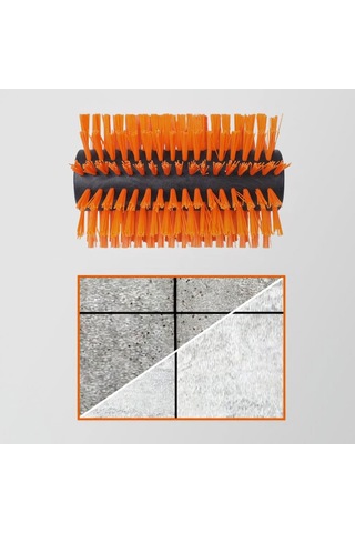 WORX WA0291 WG441E ile Uyumlu Sert Yüzeyler İçin 165mm Sert Temizlik Fırçası