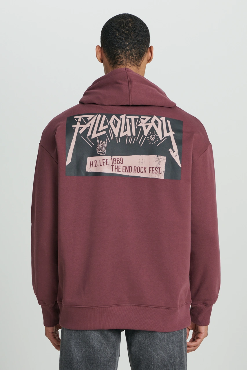Lee Erkek Sweat L232275 838 Bordo Bordo