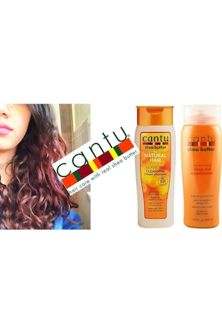 Cantu Shea Yağı Doğal Saçlar İçin Sülfat İçermeyen Temizleyici Krem Şampuan 400 ML
