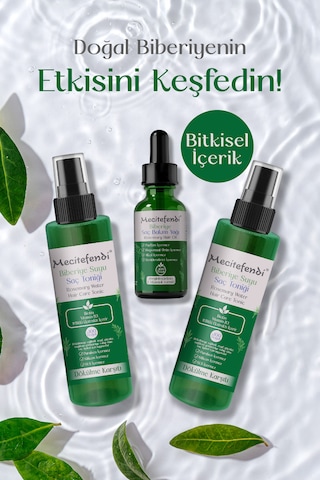 Mecitefendi Bukle Biberiye Saç Bakım Seti