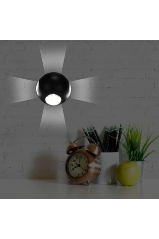 Homyl Duvar Apliği Ev Dekorasyonu Için Duvara Monte Koridor 3000k-sıcak-beyaz Siyah