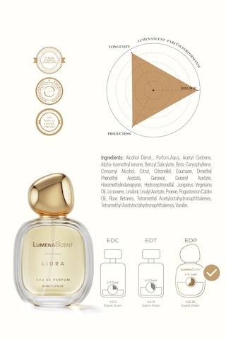 LumenaScent Liora Kadın Parfüm Floral Edp 50 ML