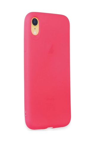 Cosmotex Newface Apple, Uyumlu iPhone Xr Kılıf First Silikon - Pembe