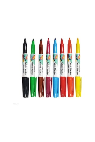 Lineplus Fabric Marker 8 Renkli Tekstil Kalemi Diğer