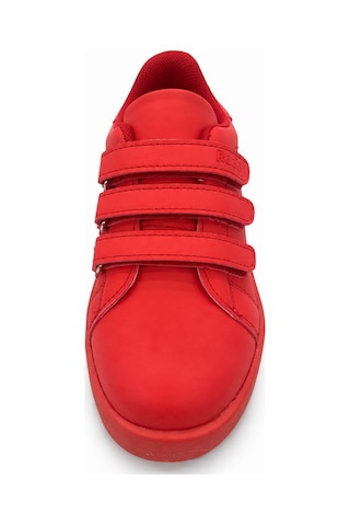 Papucumun Dünyası Çocuk Erkek/kız 3 Cırtlı Kolay Giyilir Ortopedik Işıklı Sneaker Tam Kalıp Kırmızı