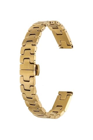 Watch 10 42mm Mkst Krd-150 Metal Kordon Strap Kayış - Gold
