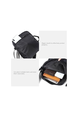 Yucama Erkek Kız Için Sırt Çantası Combo Set Ayarlanabilir Omuz Askısı Sırt Çantası Omuz Çantası Ve Kalem Kutusu İle 3 Parça Set - R Kırmızı - Gri