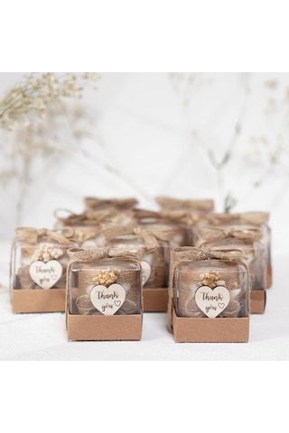 40 Adet Mumluk Düğün Nişan Baby Shower Kına Hediyeleri -kişiye Özel Hediyelikler