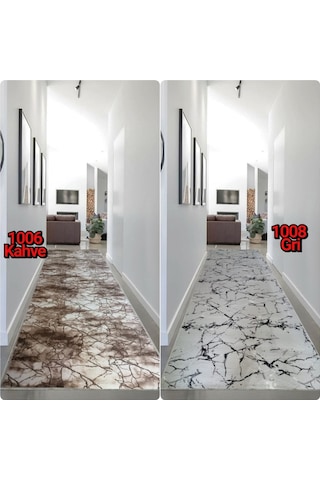 Yeni Modeller Kaymaz Jel Taban Halı Koridor Salon Kesme Yolluk