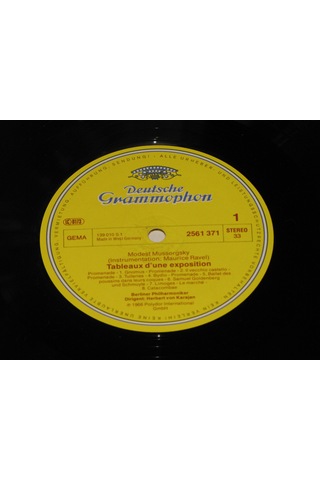 Mussorgsky - Ravel - Bolero / Herbert Von Karajan Berliner Philharmoniker - 33 Lp