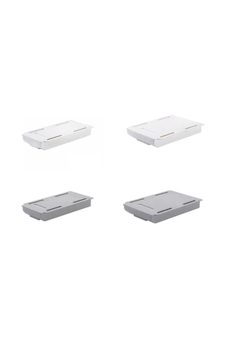 Beyaz Depolama Rafı Kendinden Yapışkanlı Kalem Tepsisi Masa Masa Depolama Çekmecesi Organiz Masa Altında Tezgah Altı Ürün 54326371