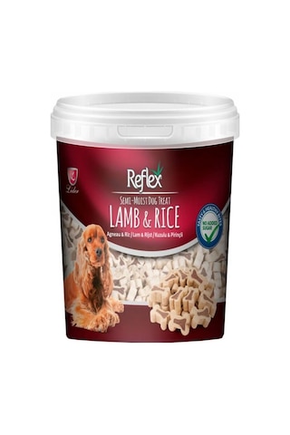 Reflex Semi-Moist Kuzu Etli ve Pirinçli Mini Kemik Köpek Ödülü 500 G