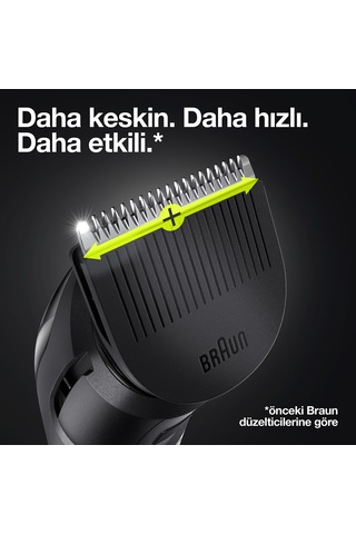 Braun BT 3341 Ayarlanabilir Taraklı Saç & Sakal Şekillendirici + Gillette