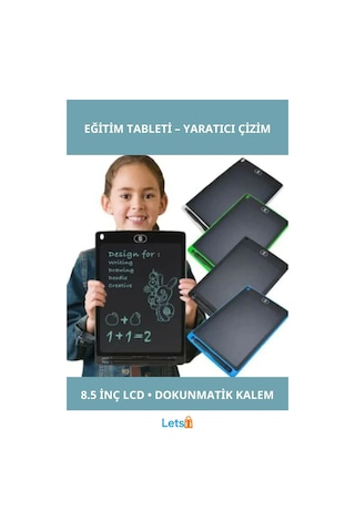 8.5 İnç Taşınabilir Lcd Çizim Eğitim Tableti 1 Adet