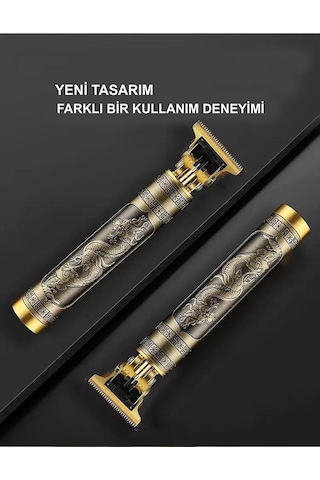 Smartblue Manessa HK-34 Profesyonel T-bıçak Saç Sakal Ense Çizim Tıraş Makinesi