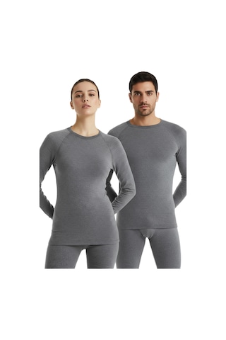 Blackspade Unisex Termal Tişört 2. Seviye 9259 Gri Melanj