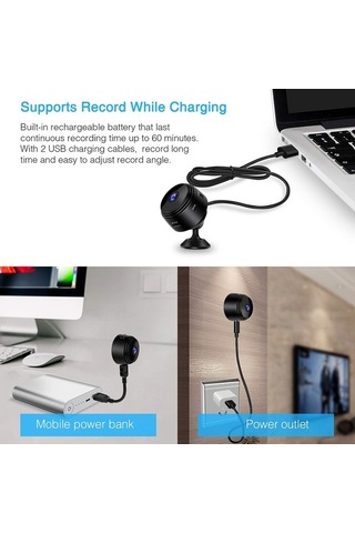 Dancemonkey Mini Kamera Ev Gözetim, 2yönlü Ses, Kızılötesi Gece, Hareket Algılama Güvenlik Kamera