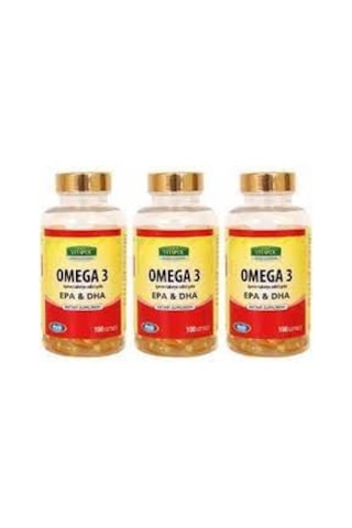 Vitapol Omega 3 Balık Yağı 100 Softgel 01.2024