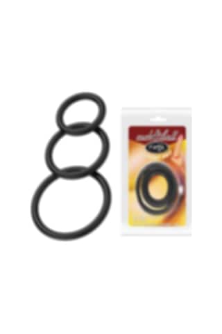 Truva Shop Cock&Ball Rubber Set 3 Farklı Boyutta Süper Penis Halkası Seti