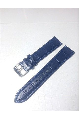 22 Mm Av.Larcivert Kroko (Pu) Deri Saat Kordonu Kayışı