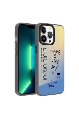 More Tr Apple Uyumlu iPhone 13 Pro Max Kılıf Desenli Zore Dragon Sert Kapak