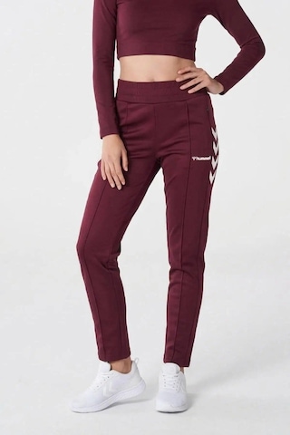 Hummel Beyaz Kadın Regular Fit Baskılı Eşofman Altı 931813 Hmlgenesa Pants Bordo