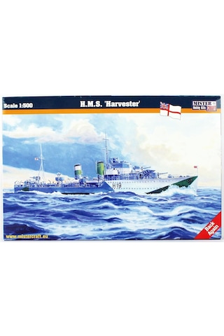 Mistercraft S098 1/500 Hms Harvester Zırhlı Gemi Plastik Model Kiti