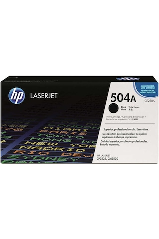 Hp Ce250A (504A) Siyah Toner Cp3525Dn