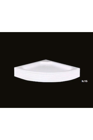Alika 120x120 Oval H:15 Panelli Duş Teknesi