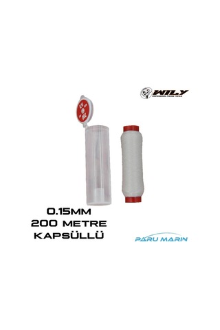 Wily Kapsüllü Elastik Yem İpi 200mt. 0.15mm