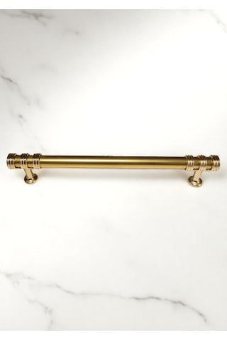 Nesli Alüminyum Metal Lüks Modern Mobilya Çekmece Mutfak Dolabı Kulpu Altın 96mm Altın