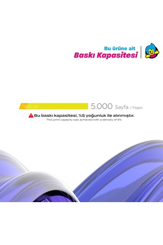 Utax Pk-5020 Uyumlu Toner Sarı / P-c3563/ C3563i Mfp / C3567 / C3567i Mfp
