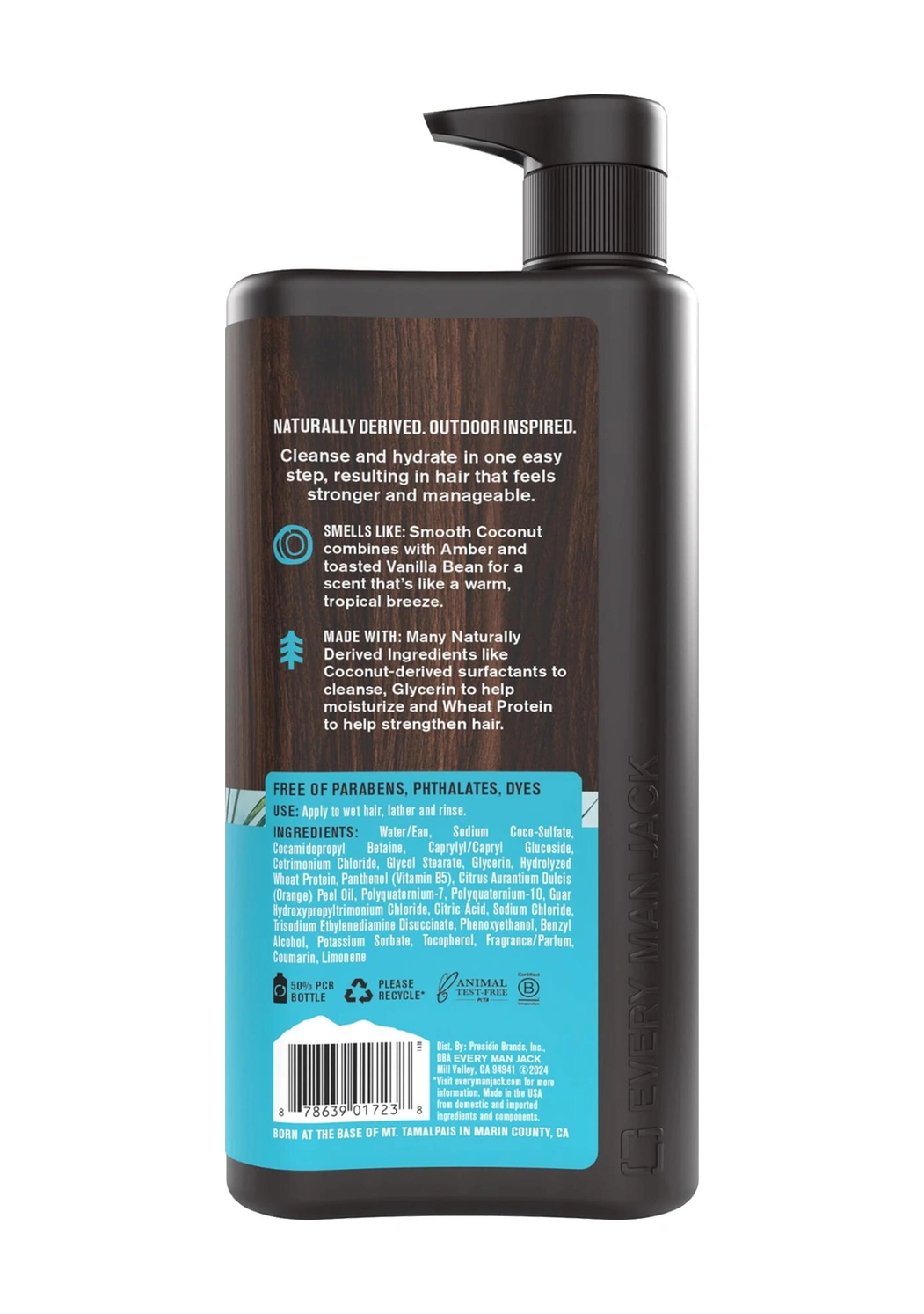 Every Man Jack Coconut + Vanilla 2 Si 1 Arada Şampuan Ve Saç Kremi 473ml Tüm Saç Tipleri