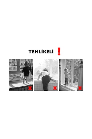 Pencere Güvenlik Kilidi - Pencere Bariyeri - Çocuk Güvenliği