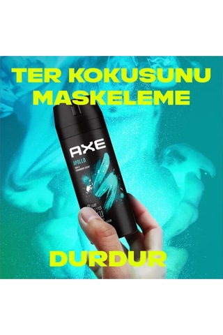 Erkek Sprey Deodorant Apollo 48 Saat Etkileyici Koku Vücut Spreyi 150 Ml 6 Adet Bskaxeapollo6