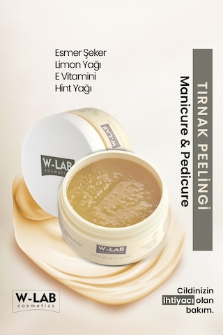 W-Lab Cosmetics Manikür Pedikür Tırnak Peelingi 250 ML