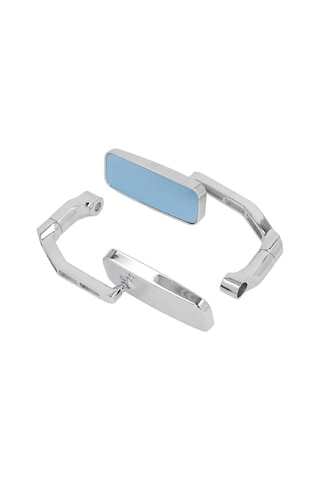 Motosiklet Gidon Dikiz Aynası D4 Model 8/10mm Kaliteli Nikel